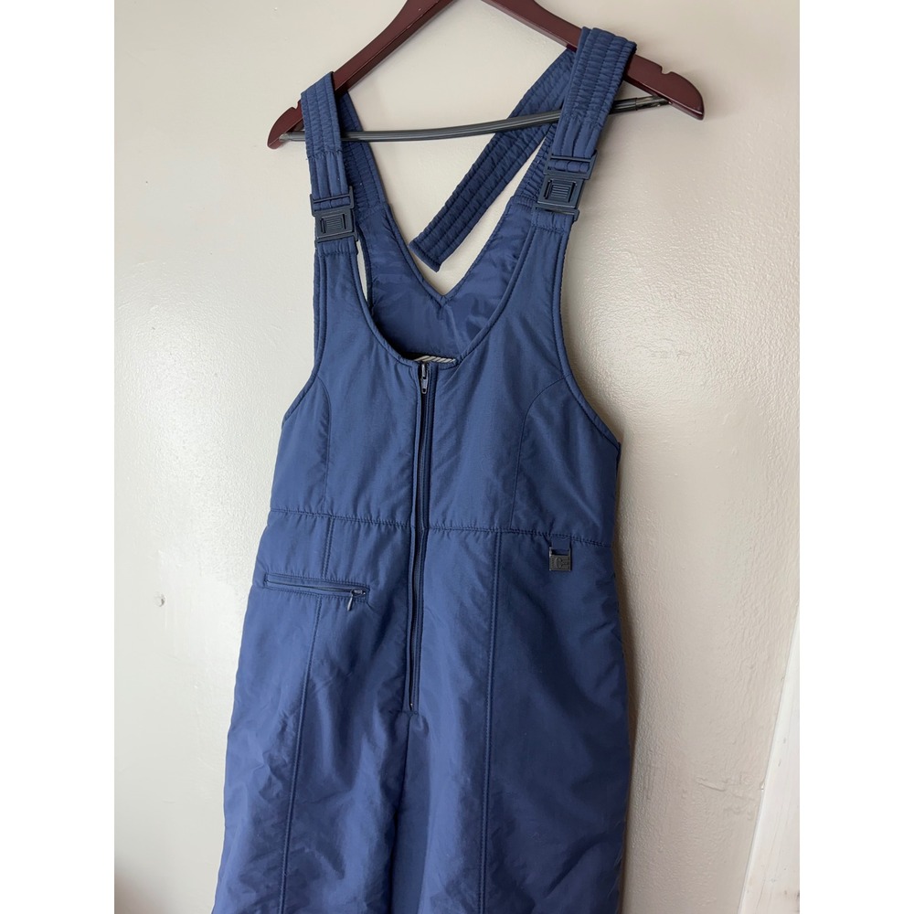 Vintage Europa by Helly Hansen Navy Blue Snow Bibs Ski Overalls Size 12